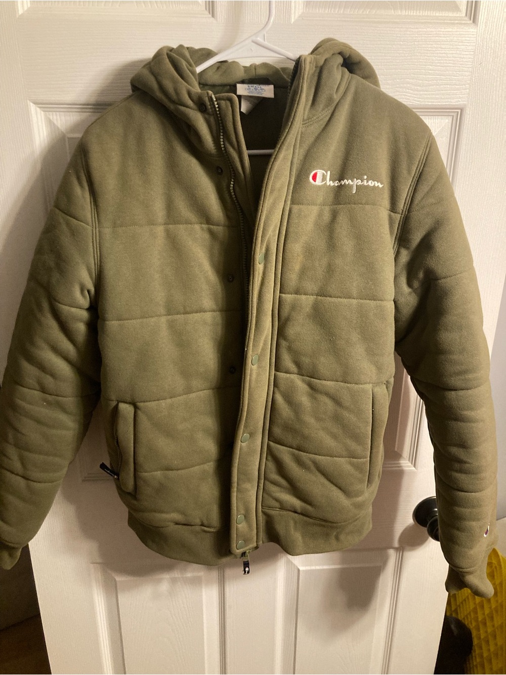 Champion Olive Green Reverse Weave Heavyweight Jacket